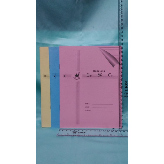 

Buku Tulis Garis 5 Lima Tk Sd Tulis Halus Kasar Tebal Tipis 1Pack