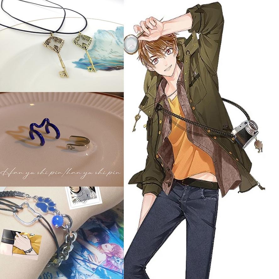 Bayar ditempat Anime Game Tears of Themis Kalung Luke Cosplay Liontin Kucing Lucu Telinga Klip Antin