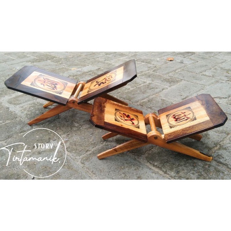 

Ready stock REKAL / DUDUKAN / TATAKAN / MEJA / TEMPAT BACA AL-QUR'AN J8T