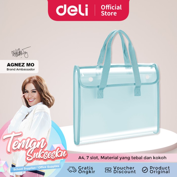 

Deli Document Bag Tas Folder / Tas Dokumen 7 Pembagi PM308