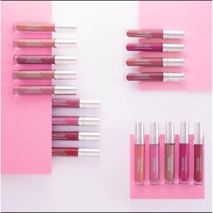 Wardah Exclusive Matte Lip Cream / Lipstik Matte / Lipstik Wardah Best Seller