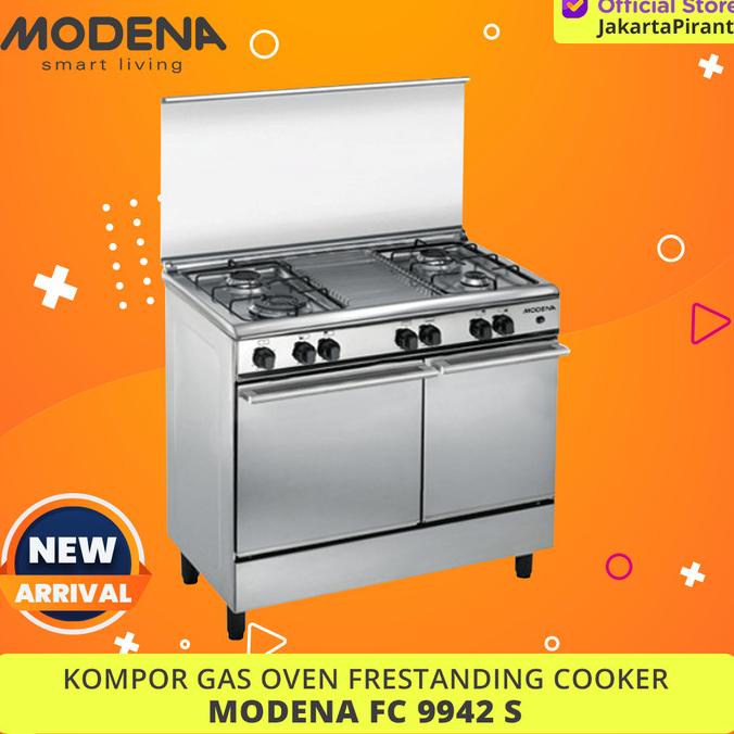 Kompor Gas Oven Free Standing Freestanding Cooker Modena FC 9942 S