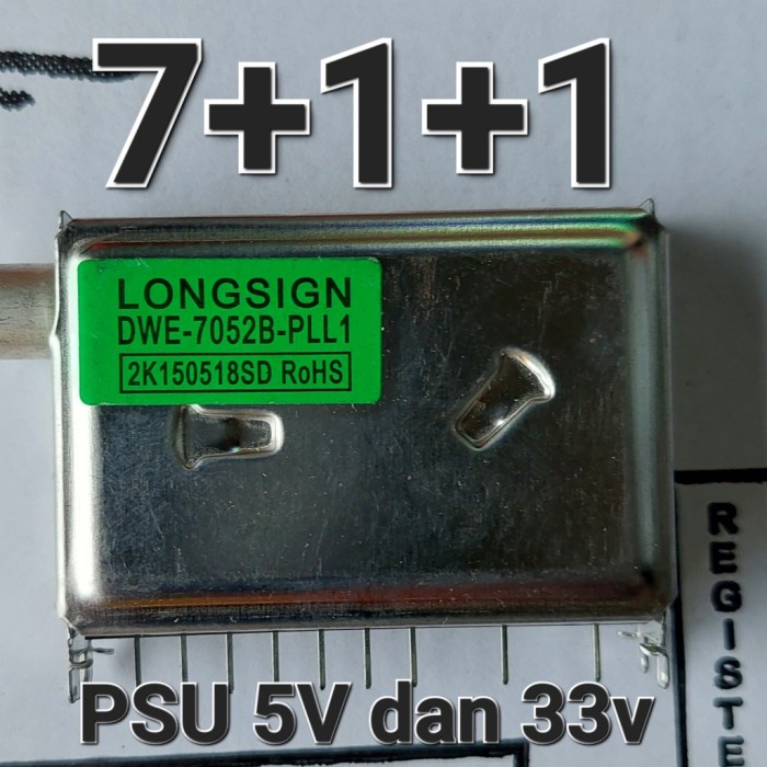 tuner canel siaran tv 11 6 2 2 3 1 5 7 1 1 2 11 p pin kaki 5v 9v 12v