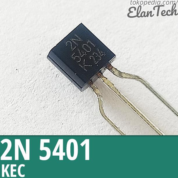 2N5401 Kec Original 2N 5401 Bipolar Pnp Bjt Transistor Elantech