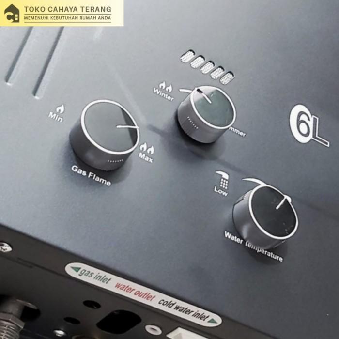 Water Heater Gas Black Frisone Frs11 / Water Heater Model Paloma 6L