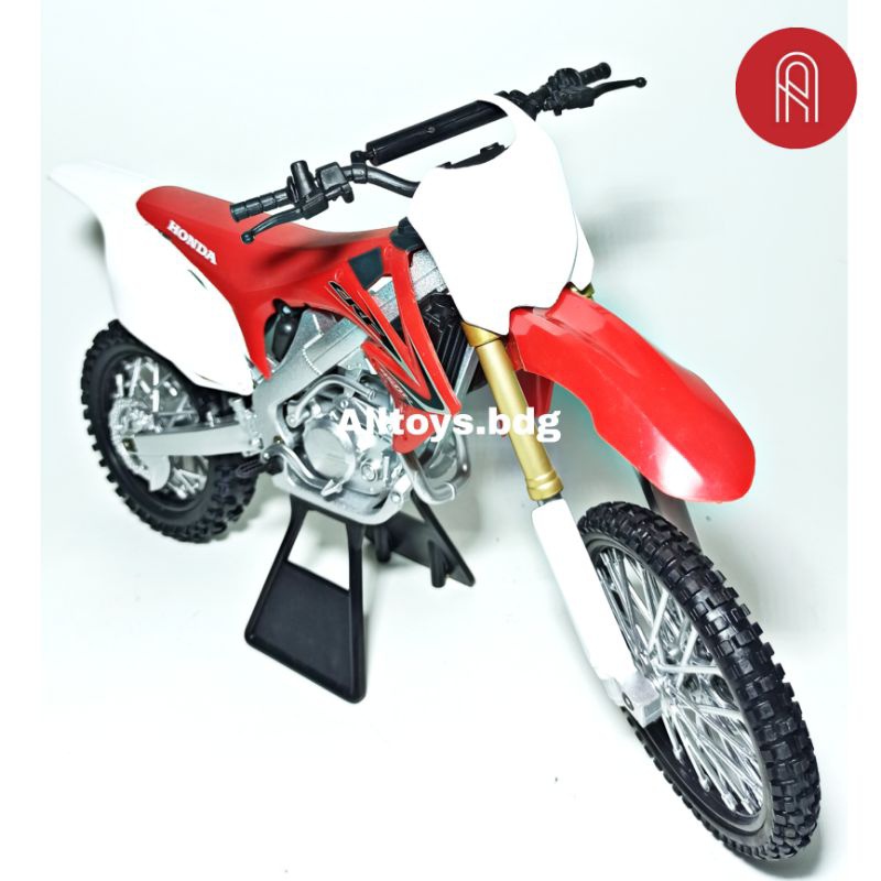 Motor Honda Trail Crf450R 1:6 Newray Diecast Niature /Mainan Anak / Motor Metal /Motor Koleksi