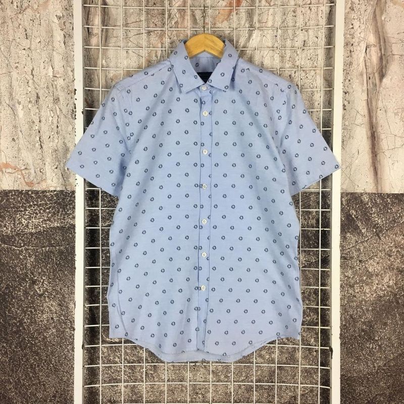 Kemeja Lengan Pendek Original Zara Man . SDA 03167 Second Bekas Preloved