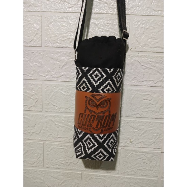 TAS TUMBLER/SARUNG BOTOL UK 500 ML  CUSTOM DESAIN GRAFIR SUKA-SUKA