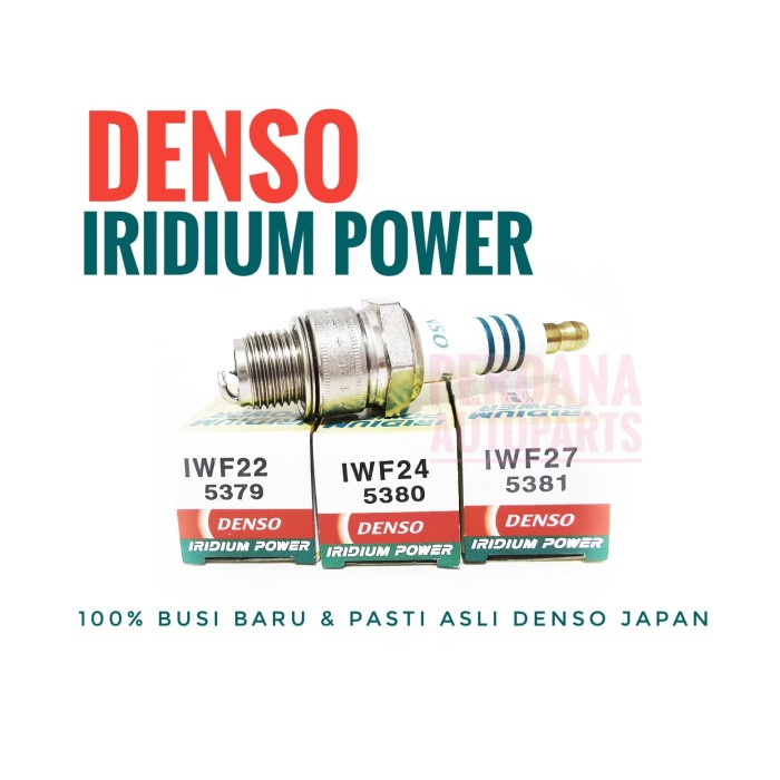 Busi Motor 2Tak Pendek Jamin Asli DENSO Iridium Power star nice