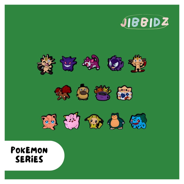 Murah JIBBITZ CROCS - POKEMON / Pin Hiasan Sandal Crocs / Aksesoris Crocs NON COD