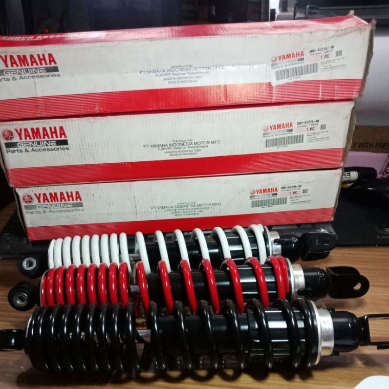 STOK TERBATAS SHOCKBREAKER SHOCK BEKER BELAKANG 2BU XRIDE X-RIDE HITAM MERAH PUTIH ORIGINAL ORI ASLI