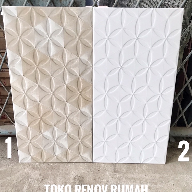➟SAF keramik 30x60 putih motif (kilap)/ keramik dinding kamar mandi/keramik dinding dapur/keramik dinding putih motif ✰ ✲