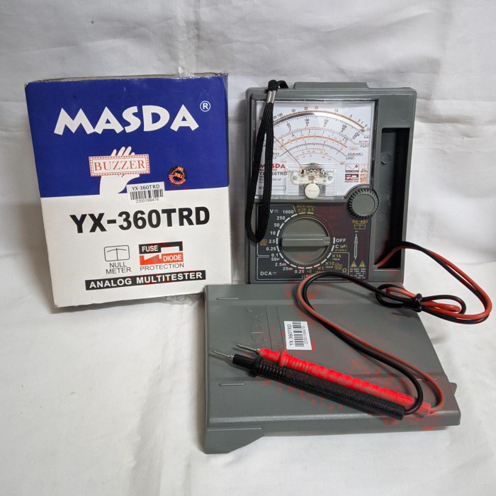 FREE ONGKIR MULTITESTER ANALOG MASDA YX-360TRD AVOMETER ANALOG MASDA FREE ONGKIR