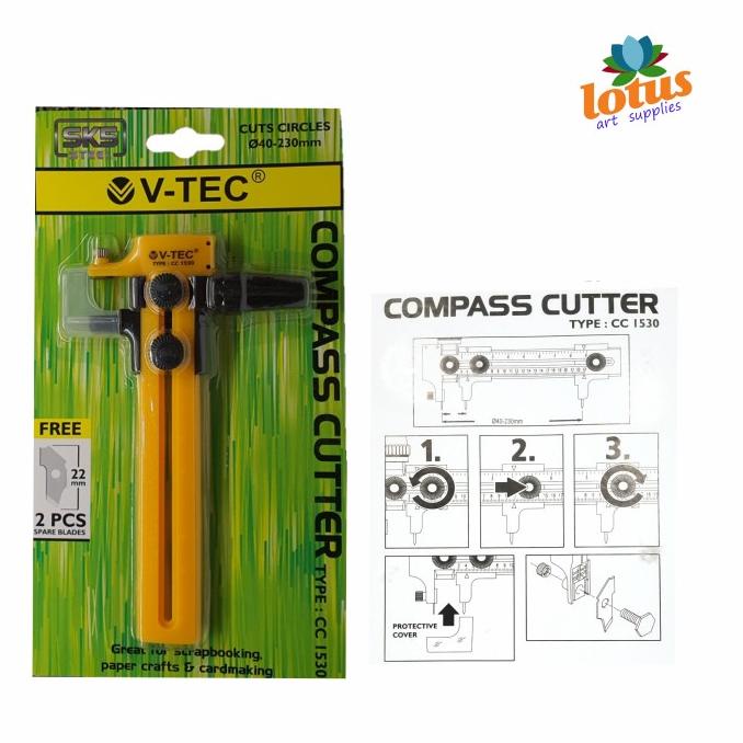 

V-Tec Compass Cutter Cc 1530 Pemotong Lingkaran