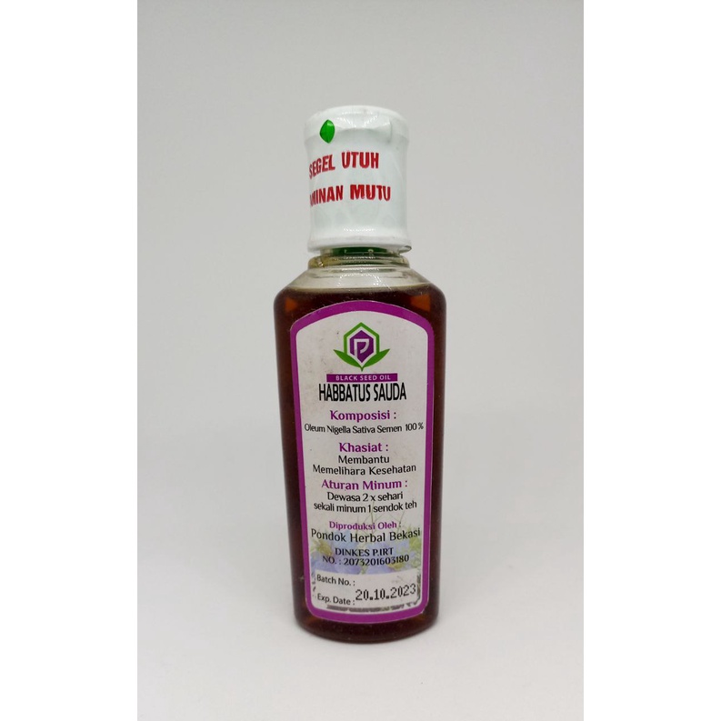 

Nyak Jintan Hitam Habasyah Pure 60 Ml / Bla Seed Oil Habbatus Sauda 60 Ml