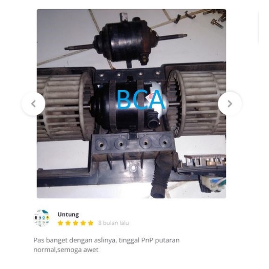 New Motor Blower Ac Mobil Carry Futura Taruna Panther Kijang Kapsul Elf Kode Ma195