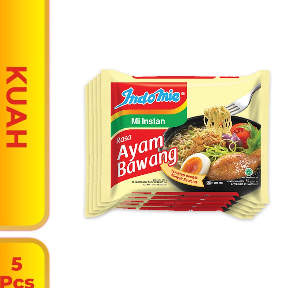 

Serba Murah 5 Pcs - Indomie Kuah Ayam Bawang Harga Termurah