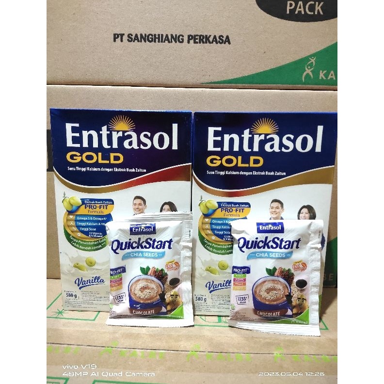 

MYWH7416 Entrasol Gold 580 gr free 1 sachet entrasol quick start