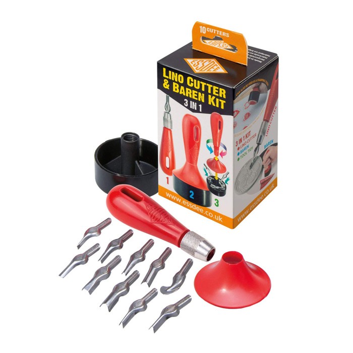 

ESSDEE 10 Lino Cutter & Baren Set 3 in 1