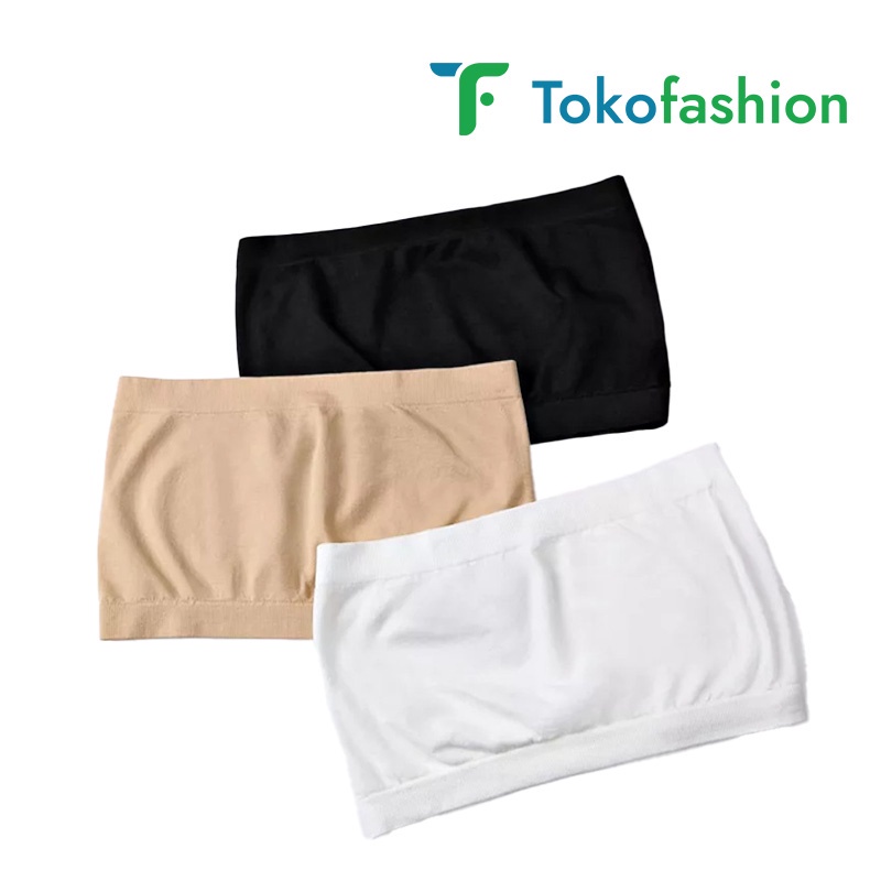 Kemben Seamless Cewek Premium Quality Fashion Tanpa Kawat Bahan Adem Unik O9Q5 Berkualitas BH Nyaman