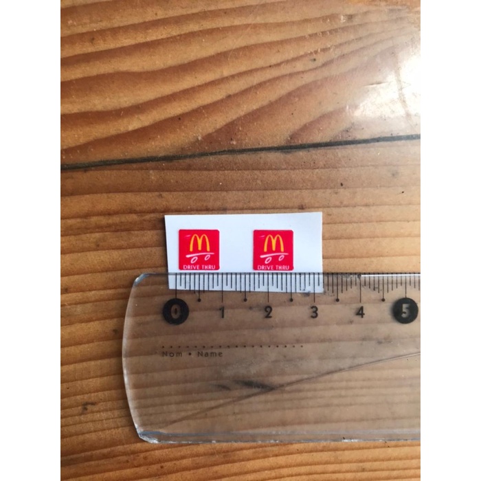 Sticker RC MCD drivethru wpl mn