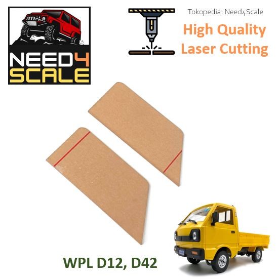 Kaca Akrilik utk RC WPL D12 D42