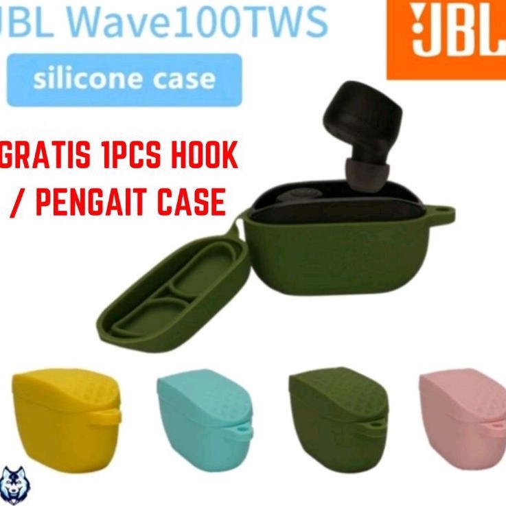 Murah BUMPER SOFT TPU CASE JBL WAVE 100 TWS TRUE WIRELES EARBUDS COVER CASING SILICONE SILICON SILIK
