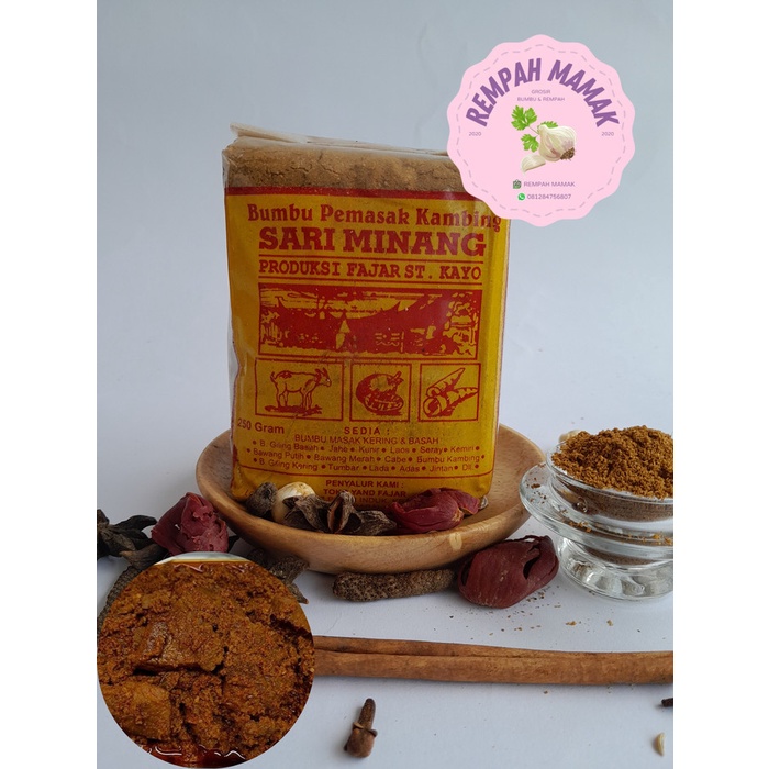 

Bumbu Gulai Kambing 500Gram / Bumbu Gulai Minang