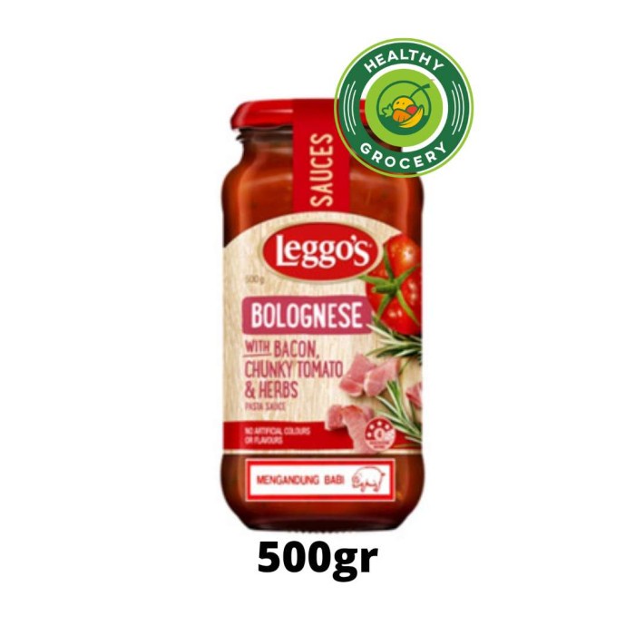 

Leggo'S Bolognese With Bacon Chunky Tomato & Herbs 500Gr