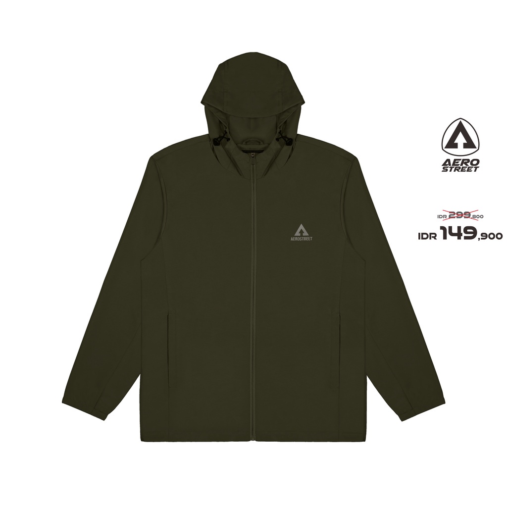 Aerostreet Windbreaker Jaxton Jacket Army IAAAA