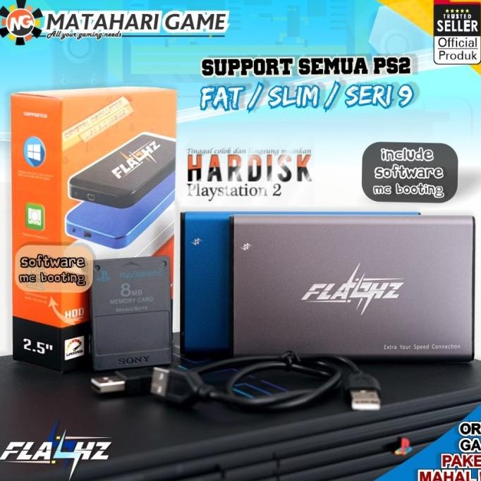 HDD PS2 160GB - Hardisk Eksternal PS2 - Support Semua PS2 Full Game