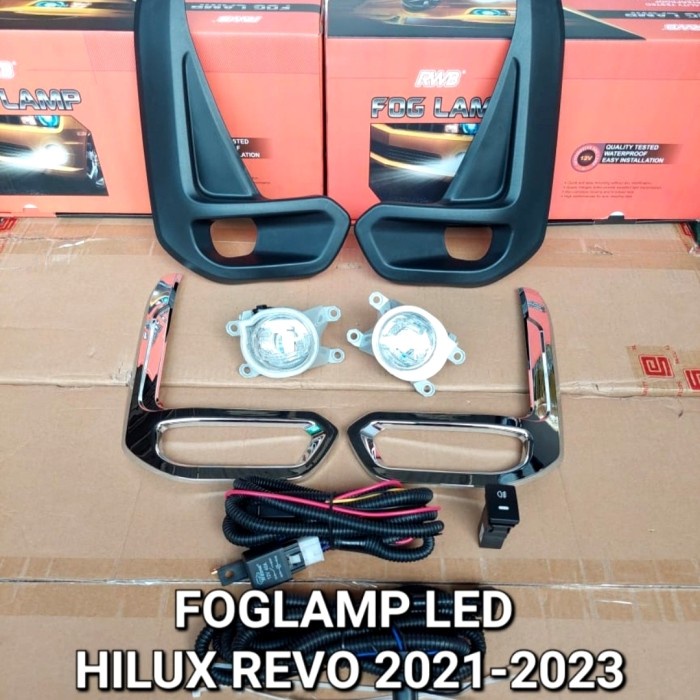 FOGLAMP TOYOTA HILUX REVO 2021-2023 ( LED) terbaik