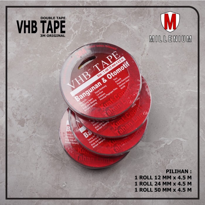 

3M VHB DOUBLE TAPE AUTOMOTIVE 4900 4.5M DOUBLE TAPE OTOMOTIF BANGUNAN best deal