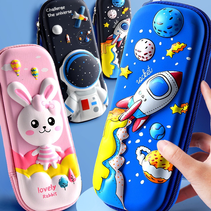 

FVTY9757 Stok terbaru Kotak Pensil Anak Sekolah TK / SD Bahan EVA Anti Air tempat pencil