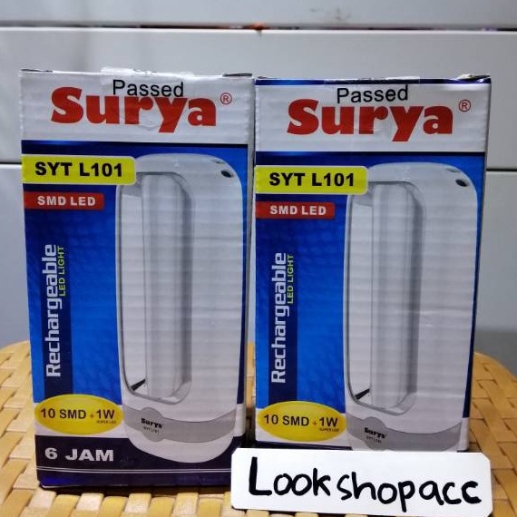 Seller Surya SYT L101 Lampu Emergency + Senter / Lampu Surya SYT L101 LED Emergency + Senter