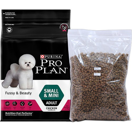 FLASH SALE PRO PLAN ADULT SMALL & MINI FUSSY & BEAUTY REPACK 1KG - MAKANAN ANJING TERLARIS