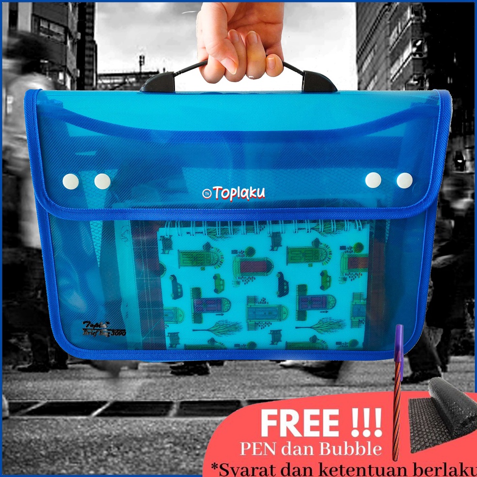 

[I1H ♥✉] Topla Zipper School Bag Plastik Kancing 4 Map Tas Dokumen Jaring Jinjing File Folder Penting Document Besar Zipper School Bag Folio F4 File Jaring Holder Sekolah Les Kuliah Map Tenteng Brief Bag Document Organizer - siaap.dikirim.