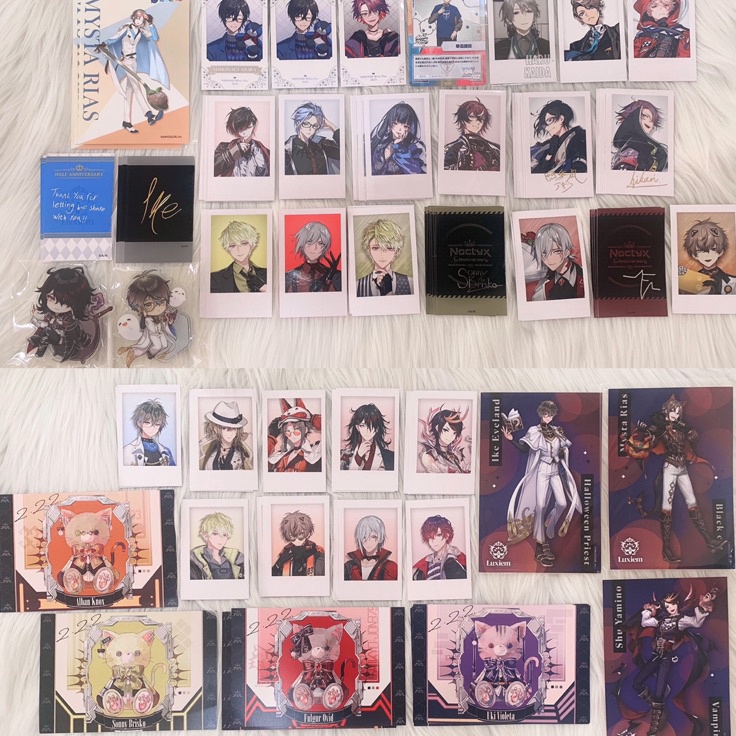 ★★★ ETw Luxiem Noctyx XSOLEIL ROF MAO Voltaction NIJISANJI JP EN Snapshot Message Card Bromide ★ ★