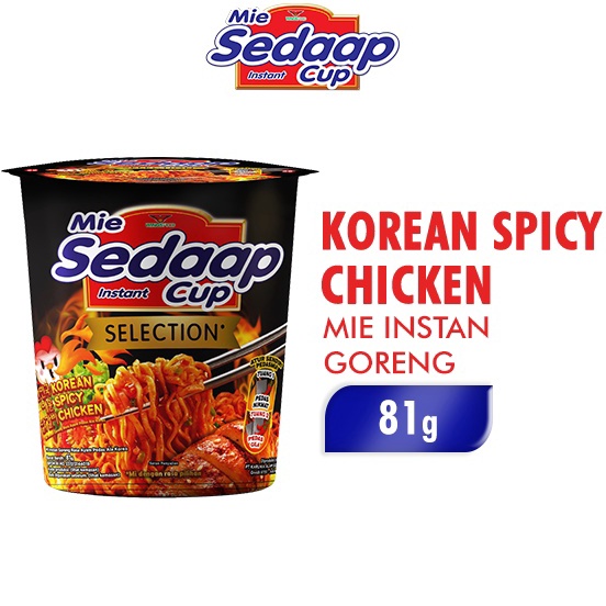 

Bestseller SEDAAP Mie Instan Cup Korean Spicy Chicken 81 Gr Terlaku.