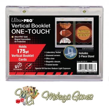 

BRG BARU Ultra Pro Vertical Booklet Card Holder UV ONE-TOUCH Magnet + Stand