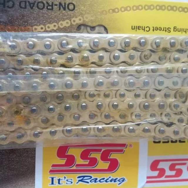 {Bekas} Rantai sss 428 SB vixion klx crf xabre cb ninja fu dll Murah