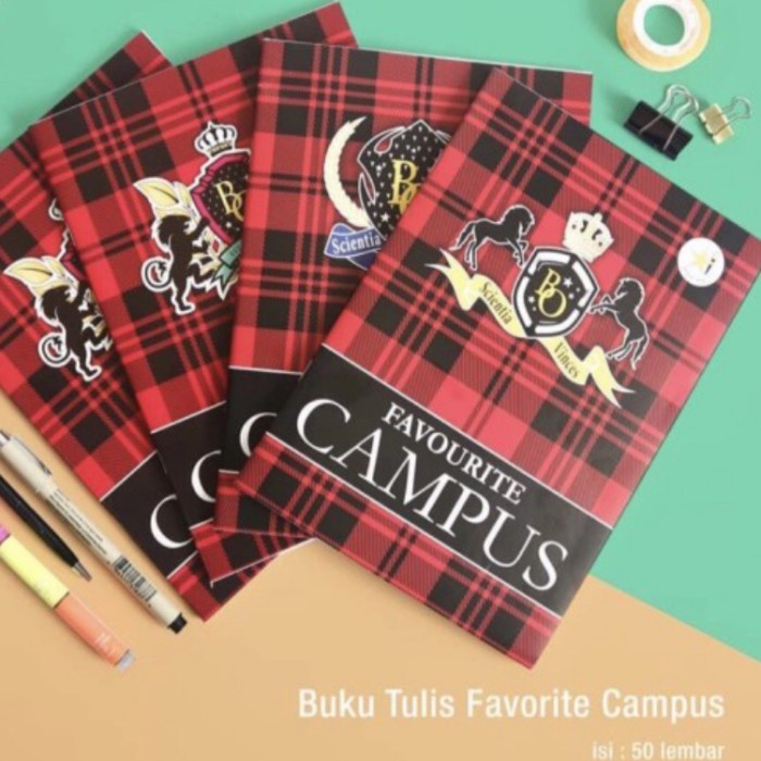

BUKU TULIS FAVOURITE CAMPUS/BIG BOSS BINTANG OBOR 50LBR
