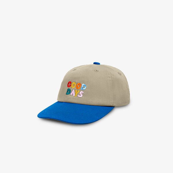 Geoff Kids - Runge Cream Blue Polo Cap Topi Anak