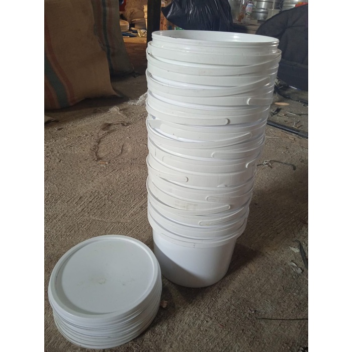 [Q5F78] Ember Bekas Cat 5Kg/Ember Hidroponik/Pot Hidroponik 5Kg Tanpa Tutup [W09M]