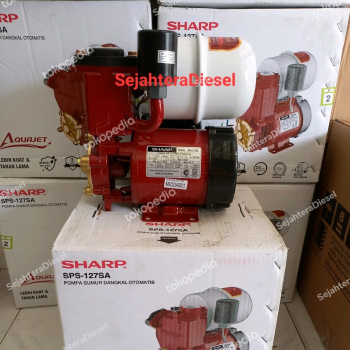 POMPA AIR SUMUR DANGKAL SHARP SPS-129SN (OTOMATIS)POMPA SHARP 125 WATT
