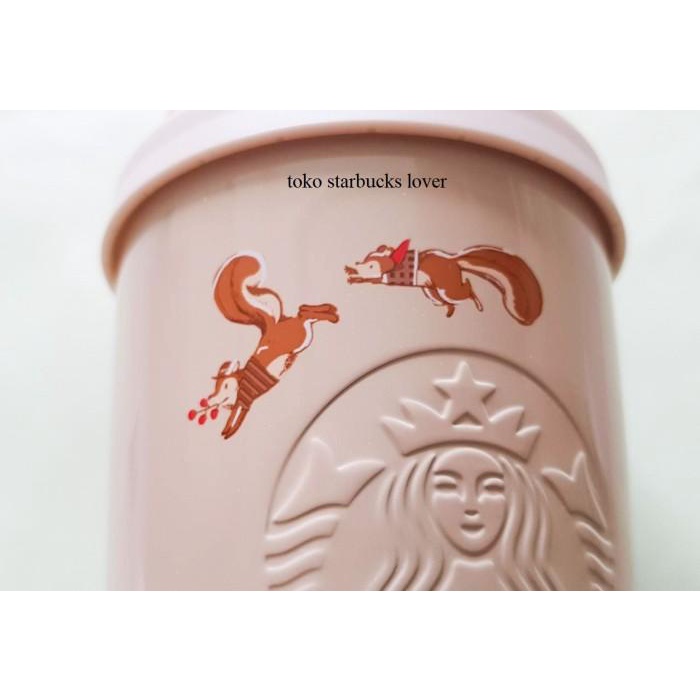 Starbucks Tumbler Stainless Korea Elma Autumn Animals 2020