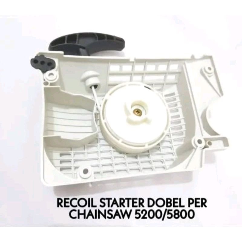 Recoil Starter Tarikan Cap Engkol Model 2 Per Mesin senso mini 5800 6800 5200