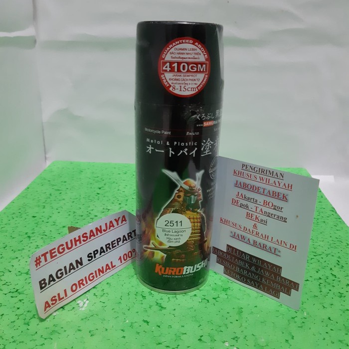 Cat Semprot / Pylox Samurai Paint 2511 Blue Lagoon / Biru Muda Metalik terlaris