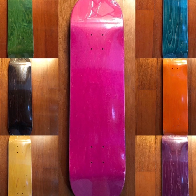 (AK❦.15❣) Deck Blank Skateboard USA CONCAVE MEDIUM Size 7,8 8.0 8.125 FREE GRIPTAPE / Papan Blank Sk