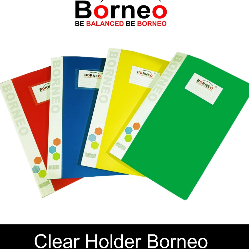 

(JO-»H☑) Borneo Clear Holder Folio / kekiniaan.
